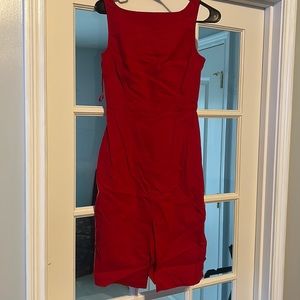 Express red dress with slits size 1/2